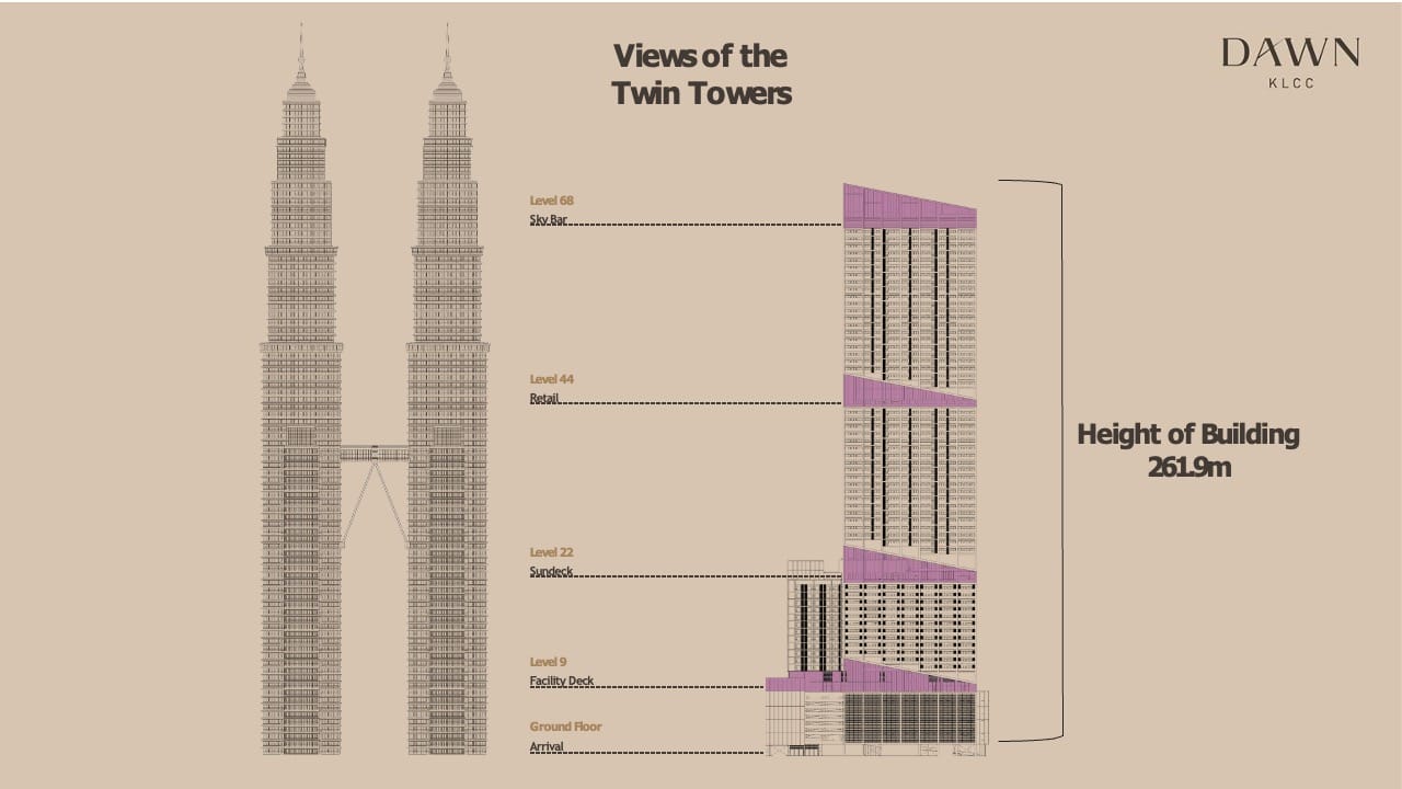 Dawn KLCC Building View